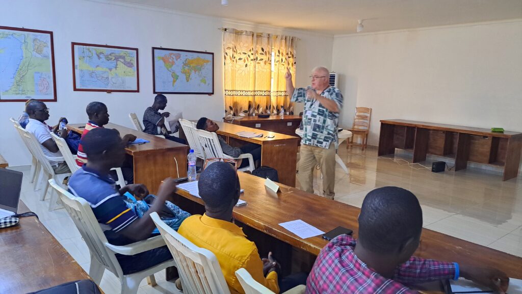 Teaching at ESWA classroom